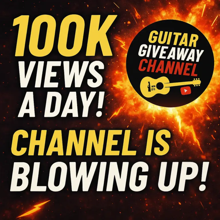 Guitar Giveaway Channel: The Ultimate Success Story in the Guitar Scene